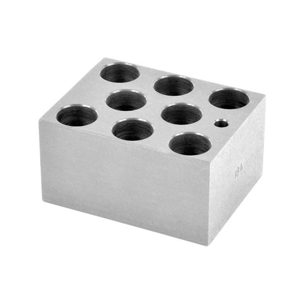 Modulární blok na zkumavky s průměrem 20 mm, 8 jamek