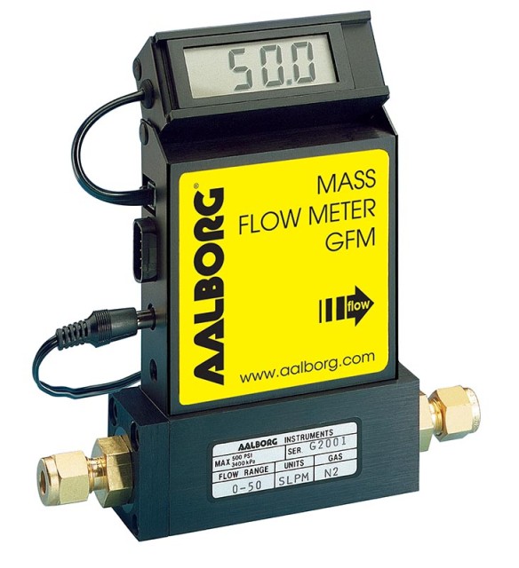 SS Mass flowmeter, model GFM77S (max.flowrate 1000l/min air)