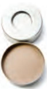 Al caps including PTFE/silicone septa, ULB, 1000 pcs