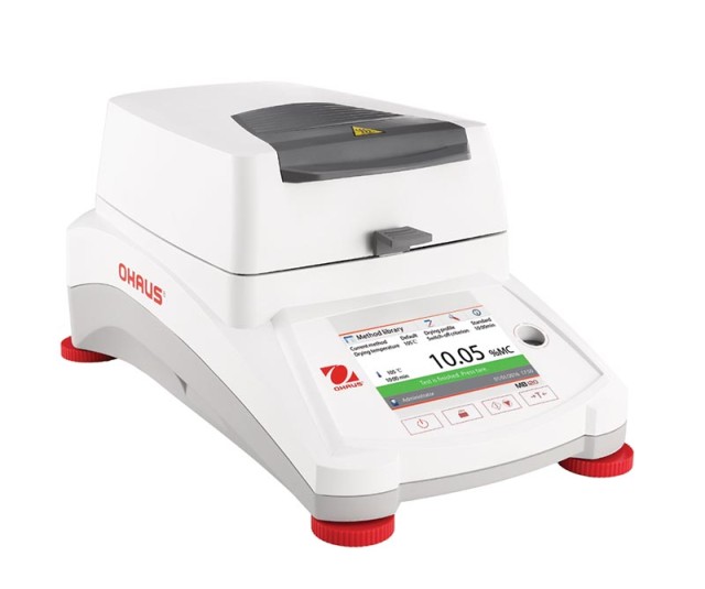 Moisture analyzer OHAUS MB 120, weighing 120g, parts 1mg, halogen heating