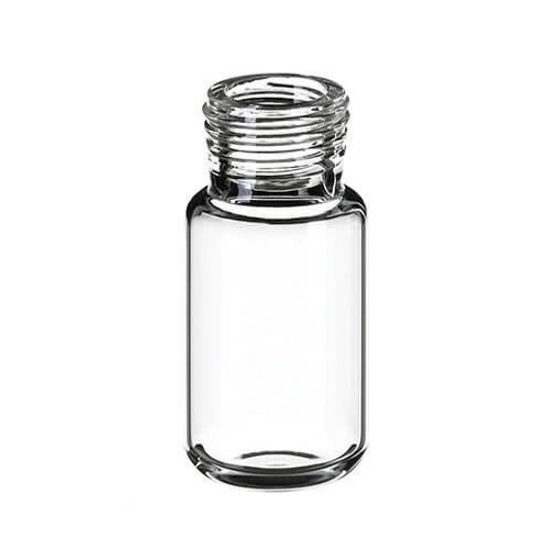 Vialka, čirá, 10ml, 23 x 46mm, 18mm, šroubovací, zaoblené dno, 100ks