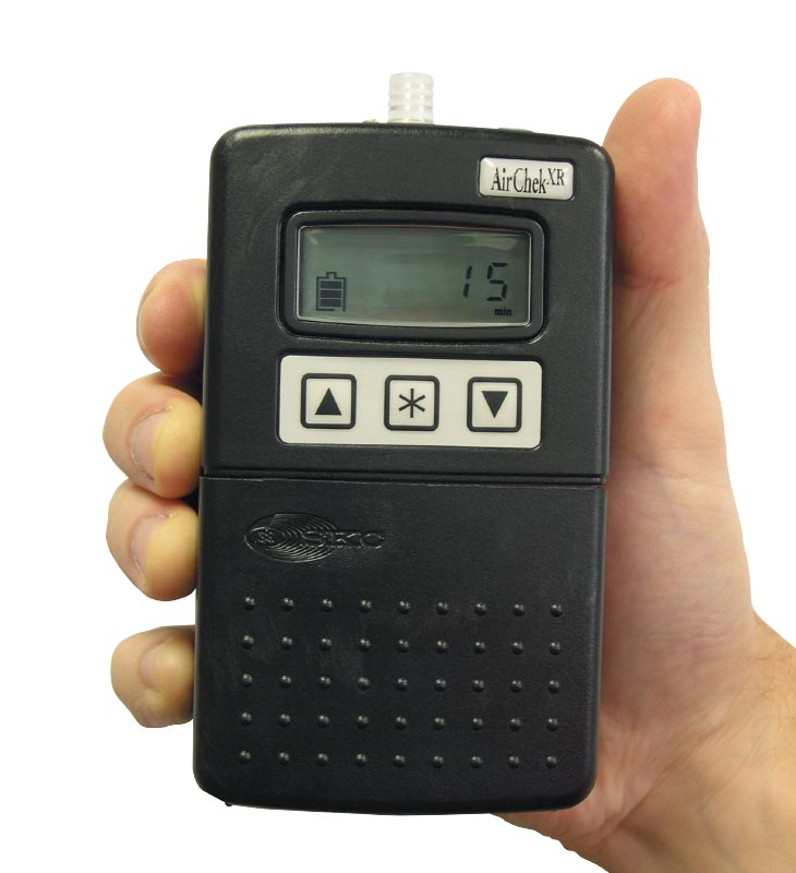 AirChek XR5000 air sampling pump kit, 4cell Liion batteries, incl. a charger a nylon carry