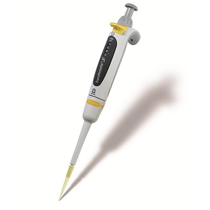 Single channel pipette with adj. volume Transferpette S 110 ml