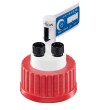 Eluent GL45 VISION Safety Cap prep (1/4'') with 3 ports