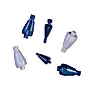 Fused silica adaptor 1/16", for tubing 1mm OD, PEEK, 5/pkg
