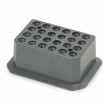 Blok pre 24 skúmaviek 5 až 7 ml (12 mm), 102 × 142 × 56 mm, priemer otvoru 12 mm, hĺbka 36,1 mm