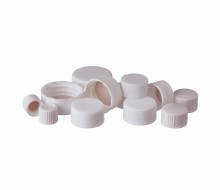 Šroubovací víčka, 20-400, víčko bez otvoru, PTFE těsnící vrstva uvnitř, 100 ks