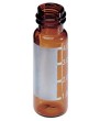 4ml vial, 15x45mm, srew top, w/label, amber, 100pcs