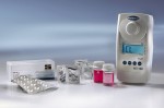 Vodotesný kolorimeter pre meranie voľného, viazaného chlóru s reagenciami 0,01 - 6,0 mg / l
